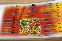 Inexpensive food in Berlin, Various pizzas and pastas